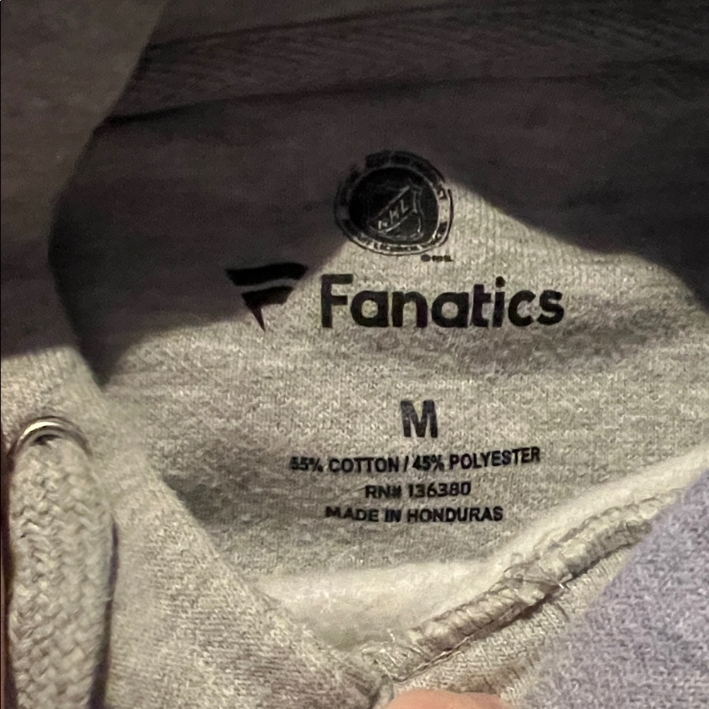 Fanatics Gray San Jose Sharks Sweatshirt - Picture 3 of 3